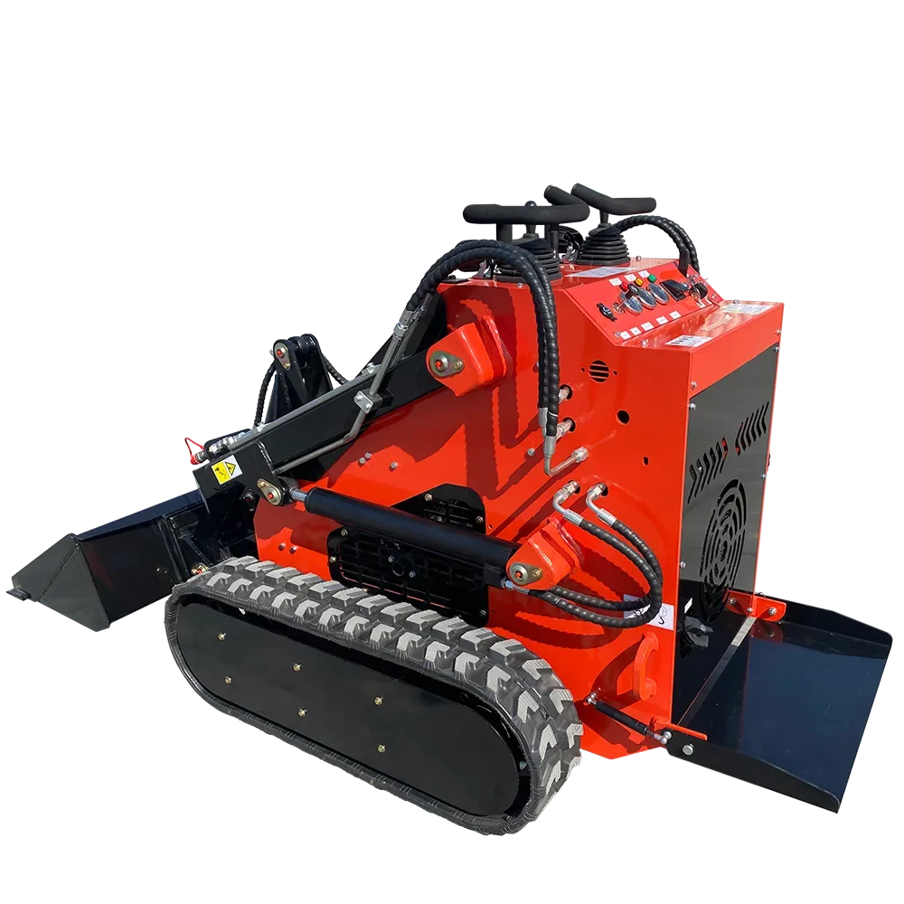 1 Ton, RATO Engine Mini Skid Steer Track Loader | CFG-LRT23 - Image 2